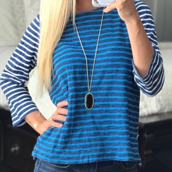 Madewell Tops - Madewell striped long sleeve jersey